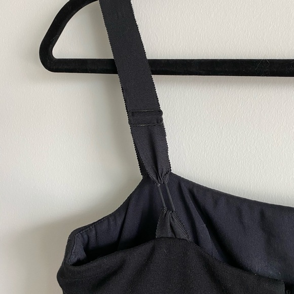 BCBG MAXAZRIA Blue & Black Lace Tank Dress - Picture 6 of 6